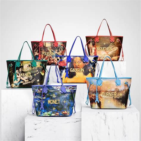 jeff koons louis vuitton bag price|Louis Vuitton x Jeff Koons Masters Collection Neverfull MM Titian .